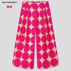 Marimekko Linen Cotton Cropped Pants